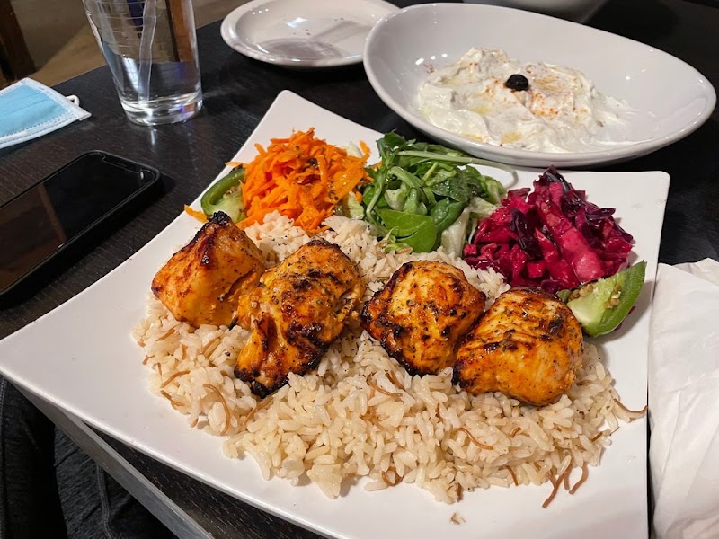 Delicious kebab plates