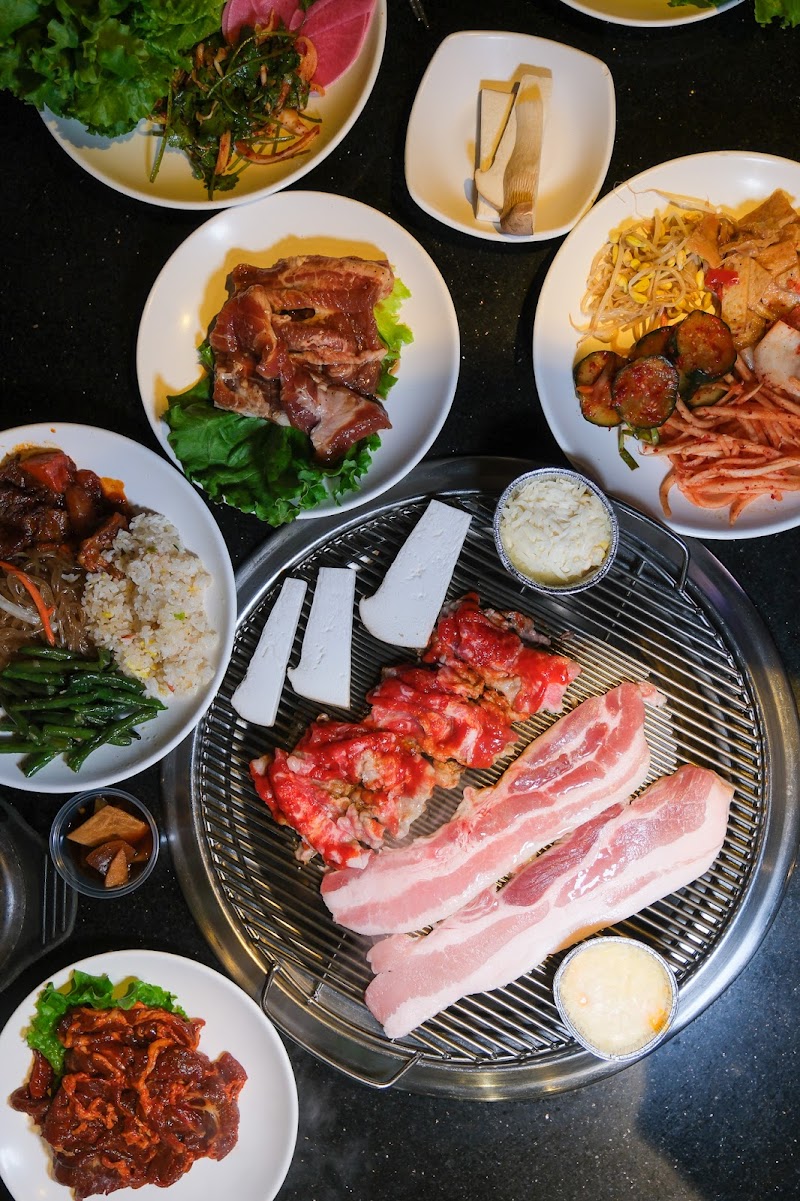 Premium meats on the grill